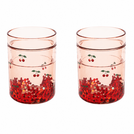Konges Sløjd Bicchierini Glitter Cherry