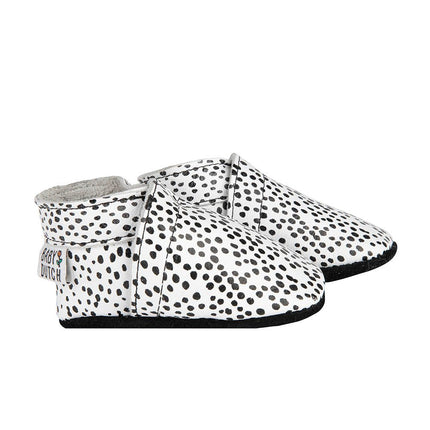 Baby Dutch Baby Schoentjes Dots Zwart/Wit - Baby Dutch - Babywinkel - 8719558449507