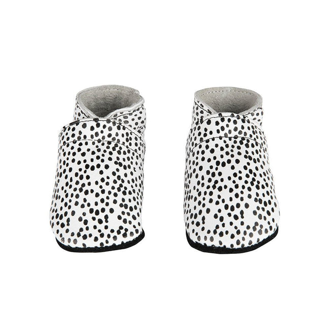 Baby Dutch Baby Schoentjes Dots Zwart/Wit koop je bij Babywinkel