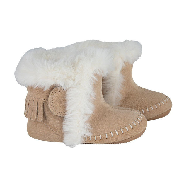 Baby Dutch Baby Schoentjes Hoog Beige koop je bij Babywinkel