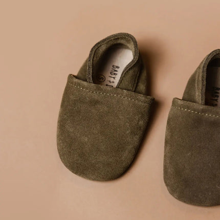Baby Dutch Baby Schoentjes Lio Green Suede - Baby Dutch - Babywinkel - 8719558443130