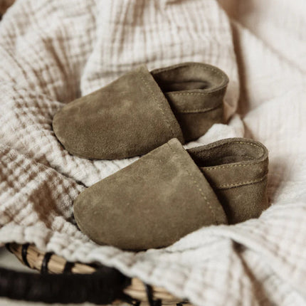 Baby Dutch Baby Schoentjes Lio Green Suede - Baby Dutch - Babywinkel - 8719558443130