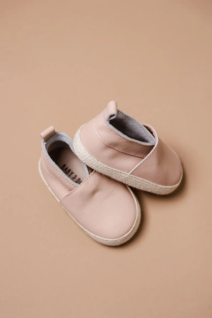 Baby Dutch Baby Schoentjes Lou Roze Leather koop je bij Babywinkel