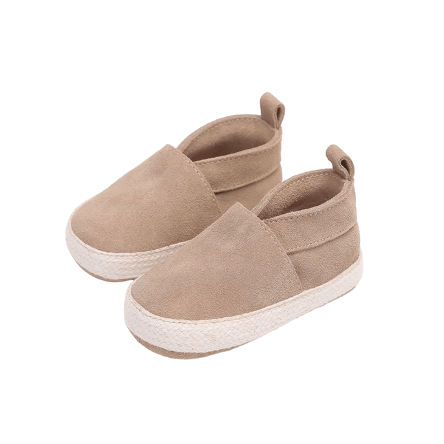 Baby Dutch Baby Schoentjes Lou Sand Suede koop je bij Babywinkel