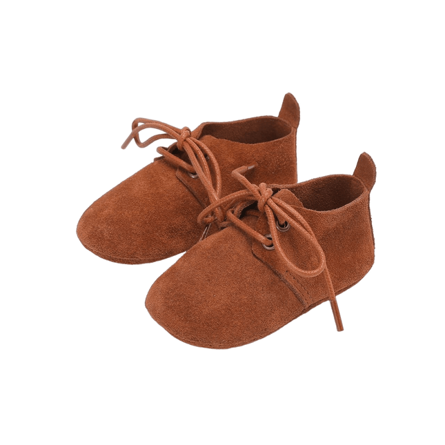 Baby Dutch Baby Schoentjes Nova Camel Suede koop je bij Babywinkel