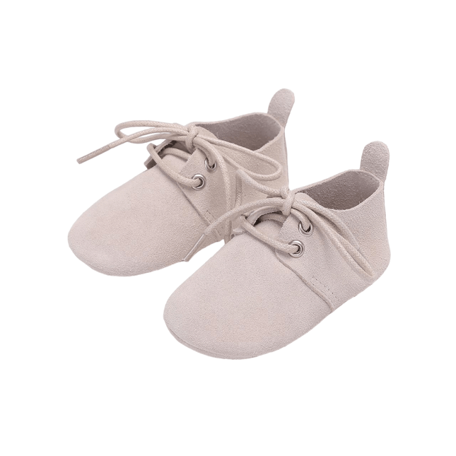Baby Dutch Baby Schoentjes Nova Ecru Suede koop je bij Babywinkel
