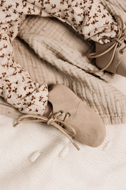 Baby Dutch Baby Schoentjes Nova Ecru Suede koop je bij Babywinkel