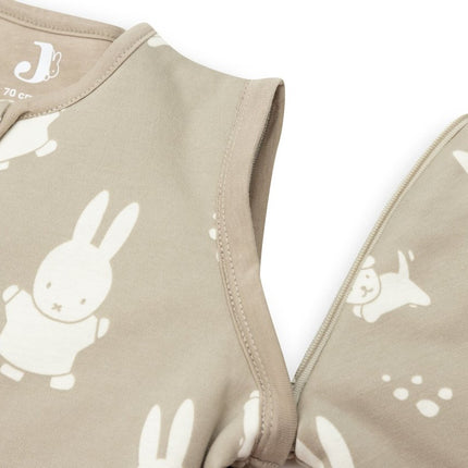 Baby Slaapzak met Afritsbare Mouw 90 cm Miffy & Snuffy - Olive Green - Babywinkel - 8717329379121