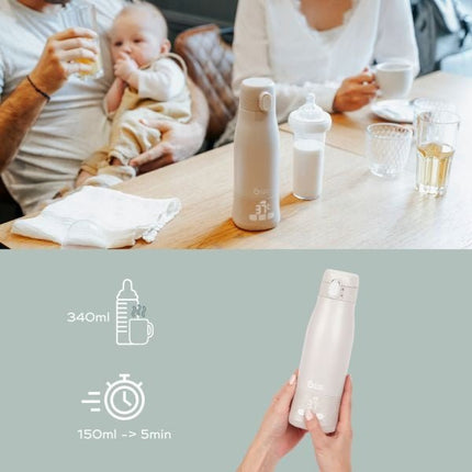 Babymoov Flessenwarmer Moov en Feed Green - Babymoov - Babywinkel - 3661276184824