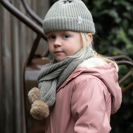 Baby's Only Babysjaal met Pompon Cool Urban Green One Size - Baby's Only - Babywinkel - 8720791359225