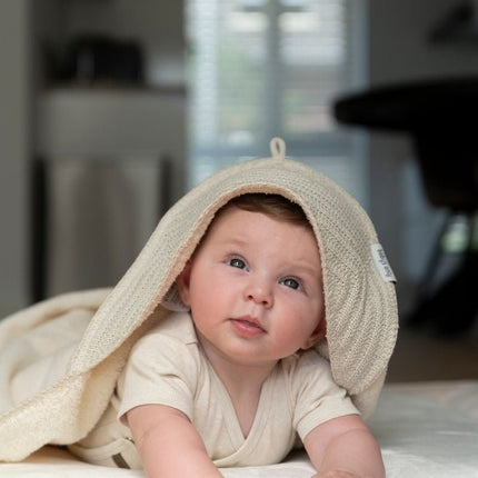 Baby's Only Badcape Baby Grace Warm Linen 75X85cm - Baby's Only - Babywinkel - 8720791356118