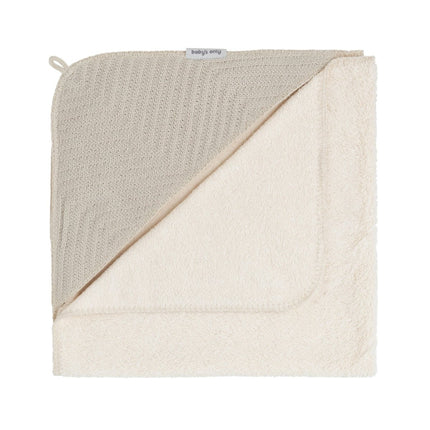 Baby's Only Badcape Baby Grace Warm Linen 75X85cm - Baby's Only - Babywinkel - 8720791356118
