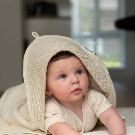 Baby's Only Badcape Baby Grace Warm Linen 75X85cm - Baby's Only - Babywinkel - 8720791356118