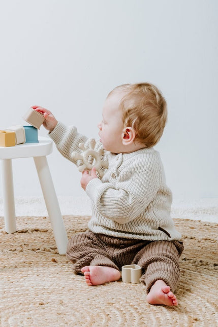 Baby's Only Bijtring Blossom Stonegreen - Baby's Only - Babywinkel - 8720791353469