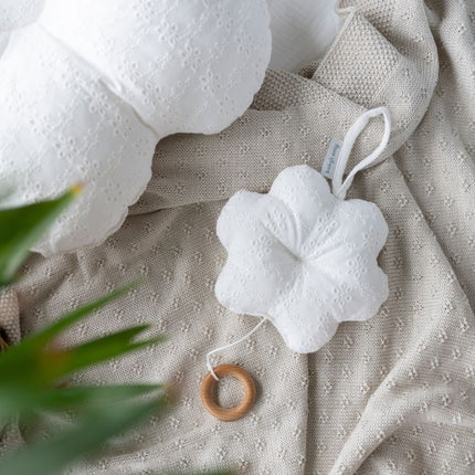 Baby's Only Kussen Bloem Calm Wit - Baby's Only - Babywinkel - 8720791359423