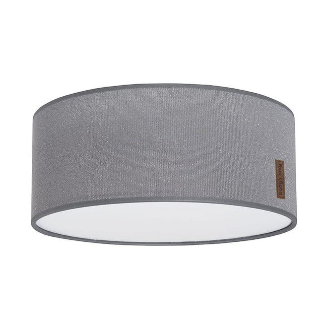 Baby's Only Lampenkap Babykamer Sparkle Zilvergrijs 35cm - Baby's Only - Babywinkel - 8719497048007