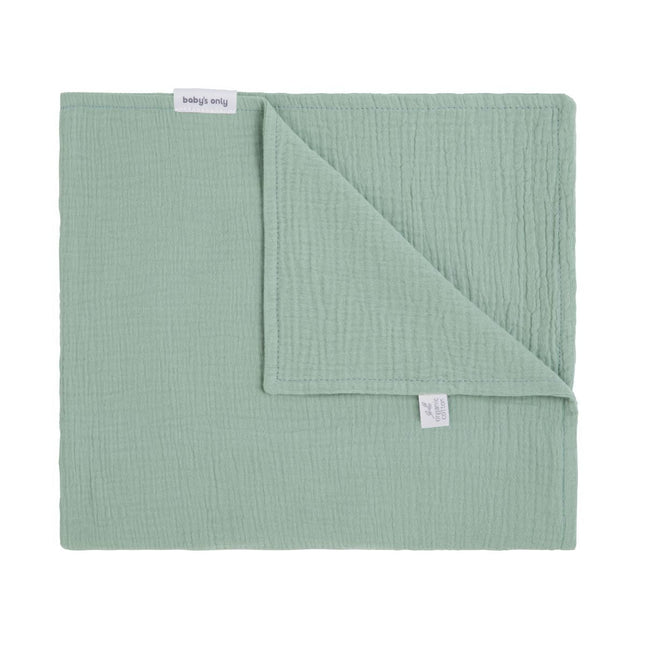 Baby's Only Ledikantdeken Fresh Stone Green 100x135cm koop je bij Babywinkel