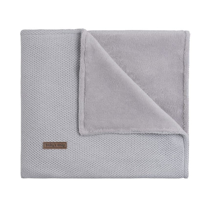 Baby's Only Ledikantdeken Teddy Classic Zilver/Grijs - Baby's Only - Babywinkel - 8719497047505