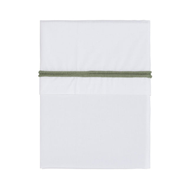 Baby's Only Ledikantlaken Gebreid Bies Urban Green/Wit koop je bij Babywinkel