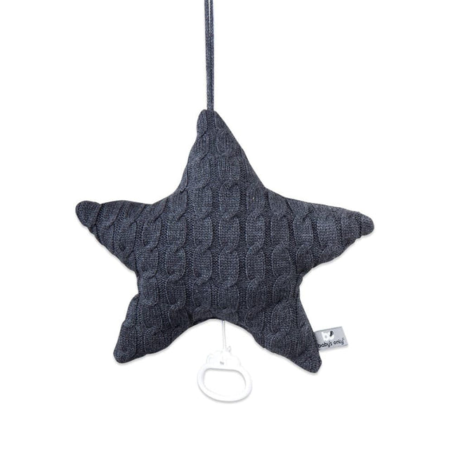 Baby's Only Muziekhanger Baby Ster Cable Antraciet koop je bij Babywinkel