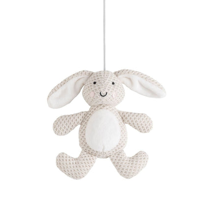 Baby's Only Muziekmobiel Animals Oud Roze/Warm Linen - Baby's Only - Babywinkel - 8720791359294
