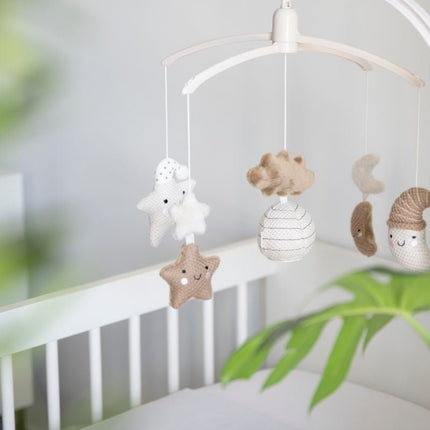 Baby's Only Muziekmobiel Heaven Clay/Warm Linen - Baby's Only - Babywinkel - 8720791359300