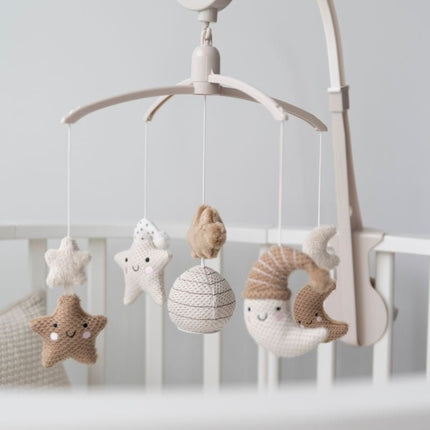 Baby's Only Muziekmobiel Heaven Clay/Warm Linen - Baby's Only - Babywinkel - 8720791359300