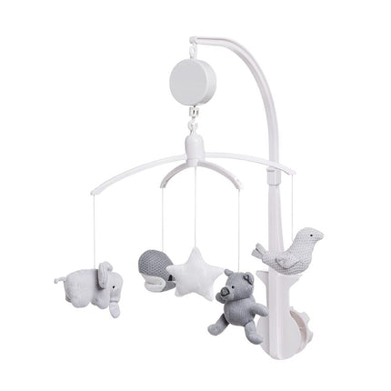 Baby's Only Muziekmobiel Zilvergrijs/Wit - Babywinkel - 8719497041879