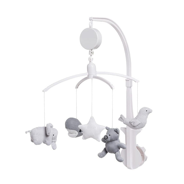 Baby's Only Muziekmobiel Zilvergrijs/Wit - Babywinkel - 8719497041879