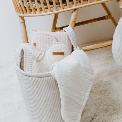Baby's Only Opbergmand Sense Kiezelgrijs 38cm - Baby's Only - Babywinkel - 8720512366471