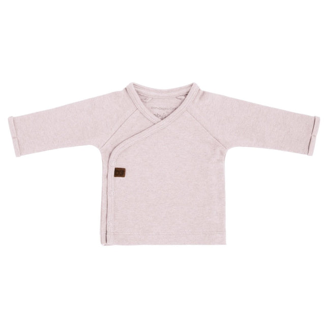 Baby's Only Overslag Shirt Baby Melange Classic Roze Prematuur - Baby's Only - Babywinkel - 8720512364866