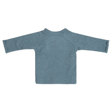 Baby's Only Overslag Shirt Baby Melange Stonegreen Prematuur - Baby's Only - Babywinkel - 8720512364873