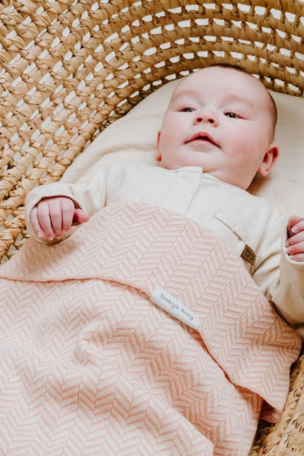 Baby's Only Wiegdeken Dawn Blush 70x95cm - Baby's Only - Babywinkel - 8720791354626