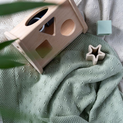 Baby's Only Wiegdeken Mood Laurel Green - Baby's Only - Babywinkel - 8720791359447