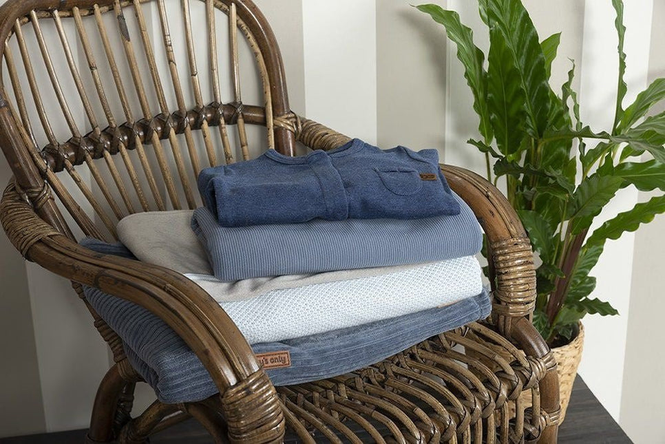 Baby's Only Wiegdeken Soft Classic Poederblauw - Baby's Only - Babywinkel - 8719075025307