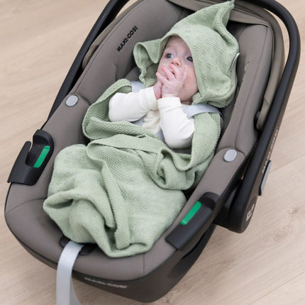 Baby's Only Wikkeldeken Mood Laurel Green - Baby's Only - Babywinkel - 8720791359522