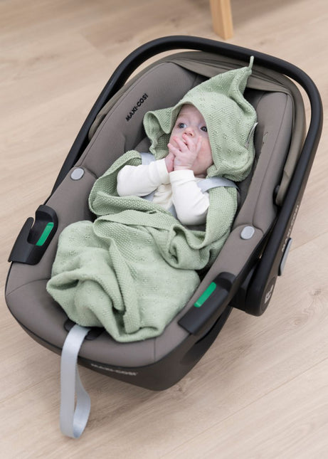 Baby's Only Wikkeldeken Mood Laurel Green - Baby's Only - Babywinkel - 8720791359522