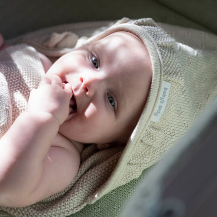 Baby's Only Wikkeldeken Mood Laurel Green - Baby's Only - Babywinkel - 8720791359522