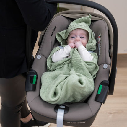 Baby's Only Wikkeldeken Mood Laurel Green - Baby's Only - Babywinkel - 8720791359522