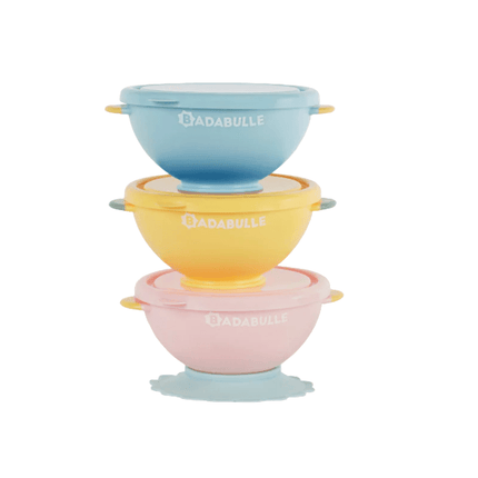 Badabulle Baby Kom Anti - Slip 330ml 3St - Badabulle - Babywinkel - 3661276177475