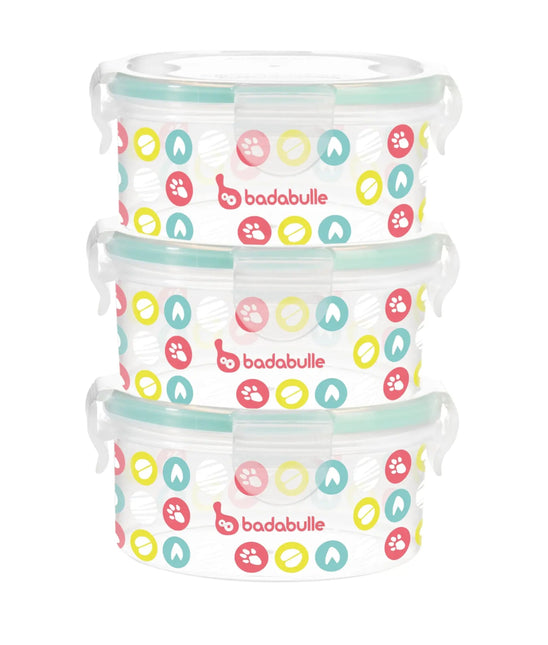 Badabulle Opbergbakjes Maxibox 300ml 3St - Badabulle - Babywinkel - 3661276177505