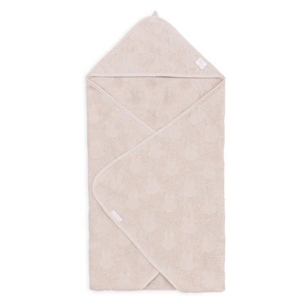 Badcape Badstof 75x75cm Miffy Jacquard - Nougat - Babywinkel - 8717329378698
