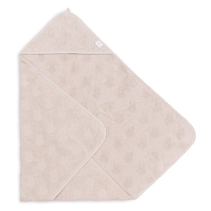 Badcape Badstof 75x75cm Miffy Jacquard - Nougat - Babywinkel - 8717329378698