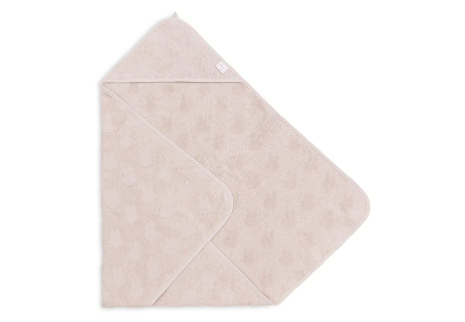 Badcape Badstof 75x75cm Miffy Jacquard - Nougat - Babywinkel - 8717329378698
