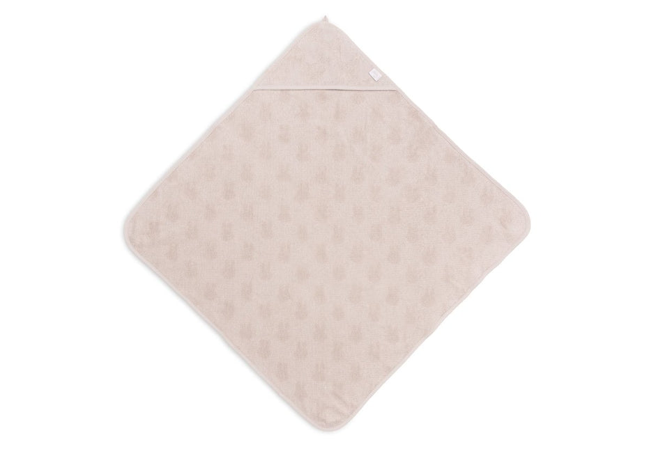 Badcape Badstof 75x75cm Miffy Jacquard - Nougat - Babywinkel - 8717329378698