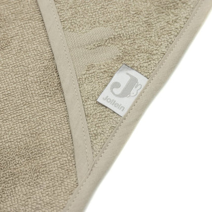 Badcape Badstof 75x75cm Miffy Jacquard - Olive Green - Babywinkel - 8717329380530