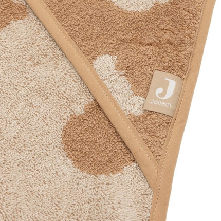 Badcape Badstof Biscuit - Jacquard koop je bij Babywinkel