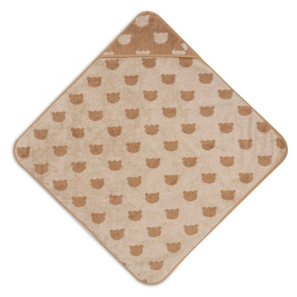 Badcape Badstof Biscuit - Jacquard koop je bij Babywinkel