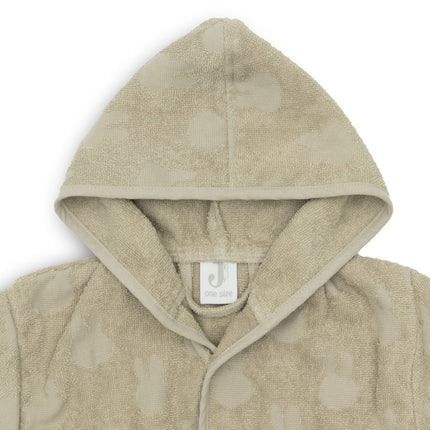 Badjas Badstof 1 - 2 jaar Miffy Jacquard - Olive Green - Babywinkel - 8717329378711