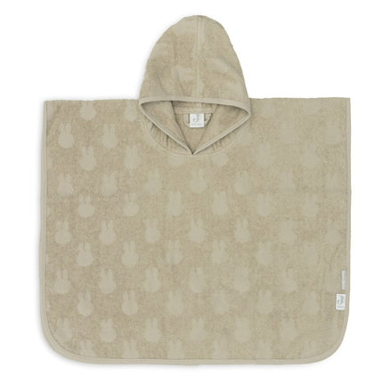 Badponcho Badstof Miffy Jacquard - Olive Green - Babywinkel - 8717329378773